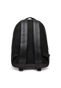Calvin Klein Jeans Plecak Mono Logo Backpack 40 LV04G3042G Czarny. Kolor: czarny. Materiał: skóra