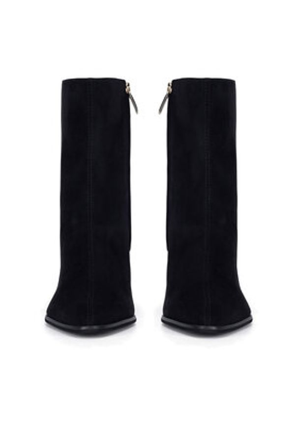 Nine West Botki WFA3000-1 Czarny. Kolor: czarny. Materiał: materiał