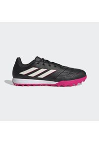 Adidas - Buty Copa Pure.3 TF. Kolor: różowy, biały, czarny, wielokolorowy. Materiał: skóra