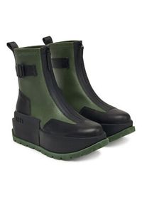 United Nude Botki Roko Bootie II 1077790454 Zielony. Kolor: zielony. Materiał: materiał #3