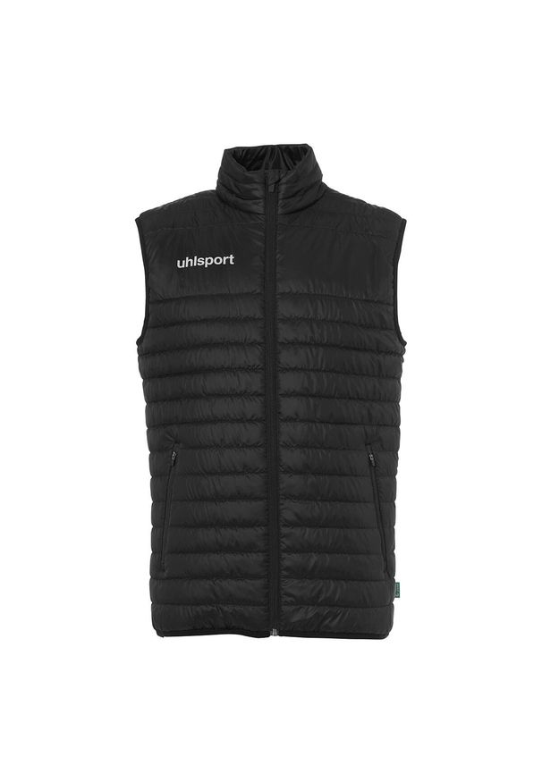 UHLSPORT - Kurtka dziecięca bez rękawów Uhlsport Essential Ultra Lite. Kolor: czarny, biały, wielokolorowy. Długość rękawa: bez rękawów. Sport: piłka nożna