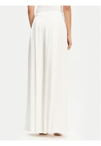 BOSS Spodnie palazzo Tetosa 50540618 Biały Relaxed Fit. Kolor: biały. Materiał: acetat #2