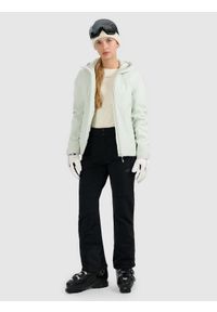 4f - 4F Kurtka narciarska membrana 5000 damska - miętowa M. Kolor: turkusowy. Materiał: materiał. Sezon: zima #2