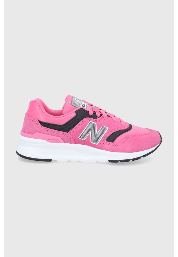 New Balance Buty CW997HLL kolor różowy na płaskiej podeszwie. Nosek buta: okrągły. Zapięcie: sznurówki. Kolor: różowy. Materiał: guma. Obcas: na płaskiej podeszwie
