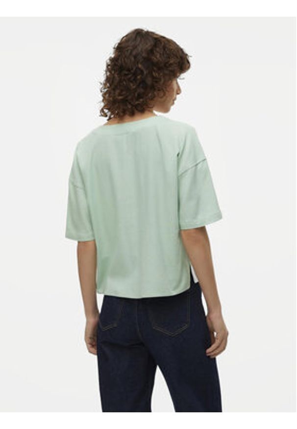 Vero Moda Bluzka Jesmilo 10279696 Zielony Regular Fit. Kolor: zielony. Materiał: len, wiskoza