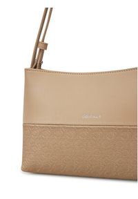 Calvin Klein Torebka Ck Mixmedia Convertible Bag_Mono K60K613170 Beżowy. Kolor: beżowy. Materiał: skórzane #5