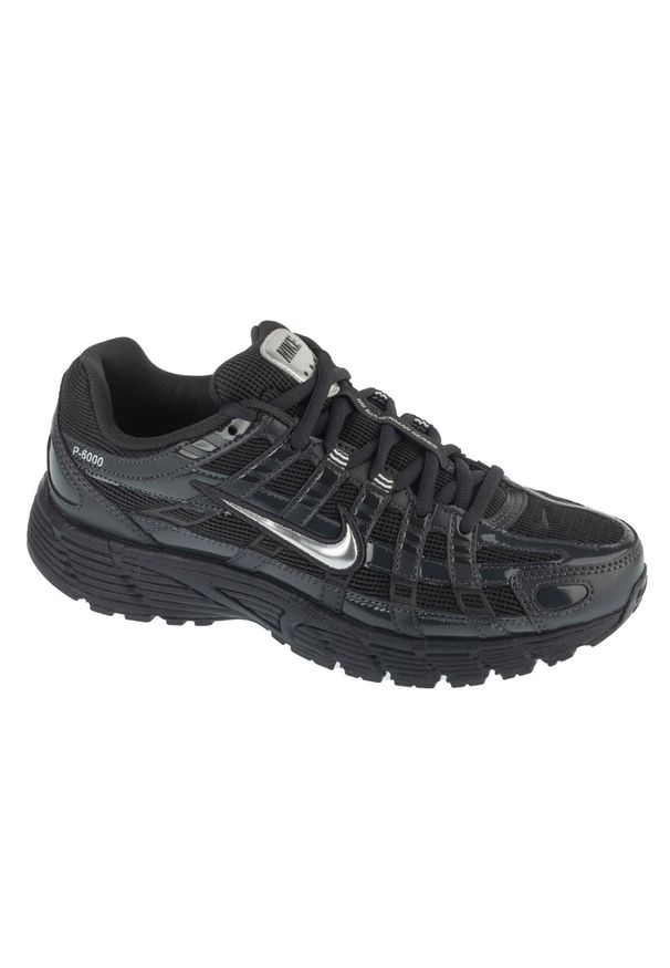 Nike - Buty sportowe Sneakersy damskie, W P-6000. Kolor: czarny. Sport: turystyka piesza