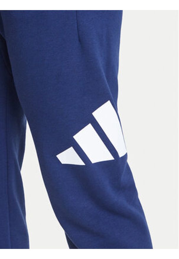 Adidas - adidas Spodnie dresowe Essentials Big Logo JE8967 Granatowy Regular Fit. Kolor: niebieski. Materiał: bawełna