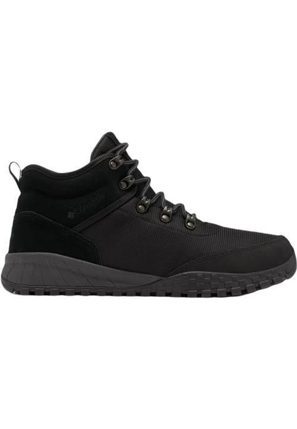 columbia - Buty do chodzenia męskie Columbia Fairbanks Mid Waterproof. Zapięcie: sznurówki. Kolor: czarny. Materiał: materiał, syntetyk. Szerokość cholewki: normalna. Sport: turystyka piesza