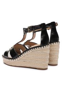 Lauren Ralph Lauren Espadryle Hale Ii 802901589006 Czarny. Kolor: czarny. Materiał: skóra #3