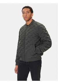 Geox Kurtka bomber Spherica M5628R T3271 F3251 Szary Regular Fit. Kolor: szary. Materiał: syntetyk