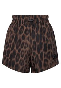 Adidas - adidas Szorty sportowe Seasonal Essentials Leopard Print JZ0199 Brązowy Regular Fit. Kolor: brązowy. Materiał: syntetyk. Wzór: nadruk #4