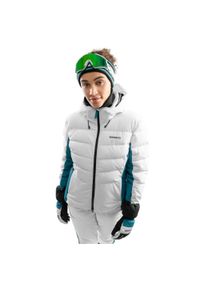 SIROKO - Damska kurtka narciarska Sporty zimowe Siroko W7-W Anniviers. Kolor: biały. Materiał: materiał, softshell. Sezon: zima. Sport: narciarstwo