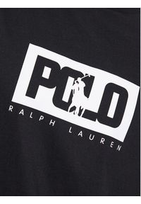 Polo Ralph Lauren T-Shirt 710909594006 Czarny Regular Fit. Typ kołnierza: polo. Kolor: czarny. Materiał: bawełna #6