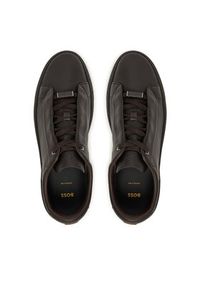 BOSS Sneakersy Gary 50546231 Brązowy. Kolor: brązowy. Materiał: skóra #6