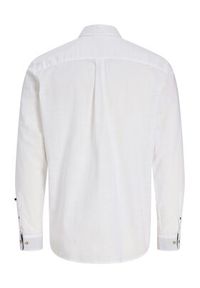 Jack & Jones Koszula Henry 12289197 Biały Regular Fit. Kolor: biały. Materiał: bawełna #8