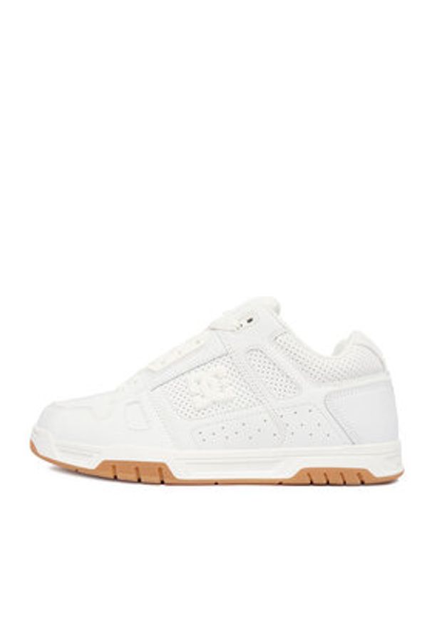 DC Shoes Sneakersy CEO-SV5-10121 Biały. Kolor: biały. Materiał: skóra