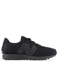 Buty New Balance GS327CTB - czarne. Okazja: na co dzień. Kolor: czarny. Materiał: materiał, guma, syntetyk. Szerokość cholewki: normalna. Sezon: lato