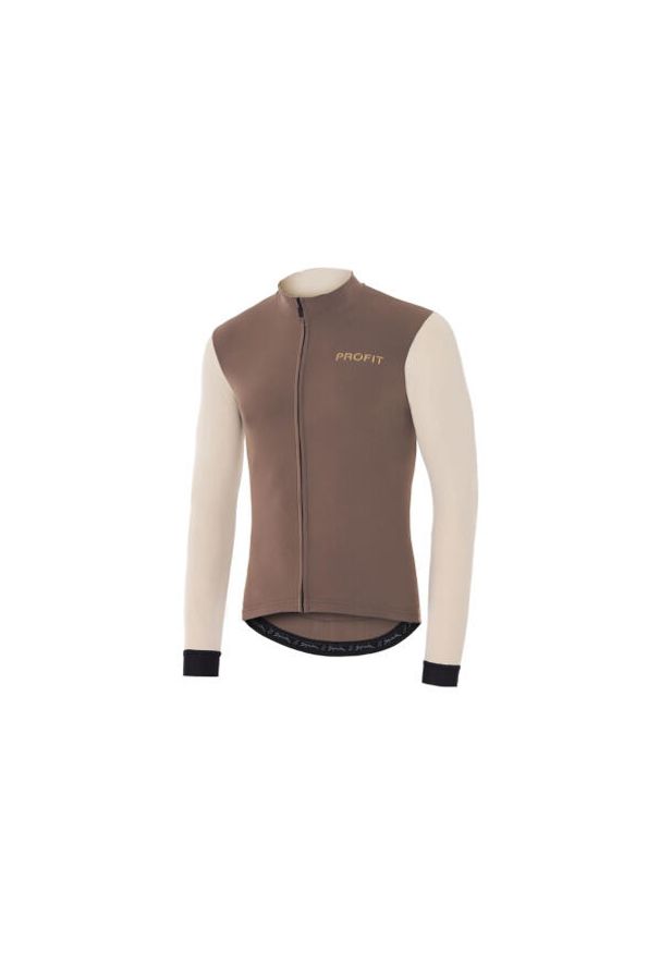 SPIUK - Dżersej z długim rękawem Spiuk Profit Ultralight. Kolor: brązowy. Materiał: jersey. Długość rękawa: długi rękaw. Długość: długie. Sport: kolarstwo