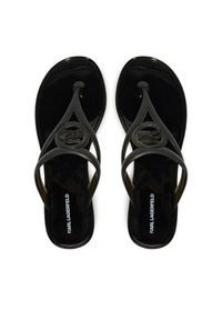 Karl Lagerfeld - KARL LAGERFELD Japonki Jelly Thong KL80007A Czarny. Kolor: czarny #3
