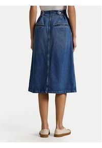 Polo Ralph Lauren Spódnica jeansowa 211959036001 Niebieski Regular Fit. Kolor: niebieski. Materiał: bawełna #4