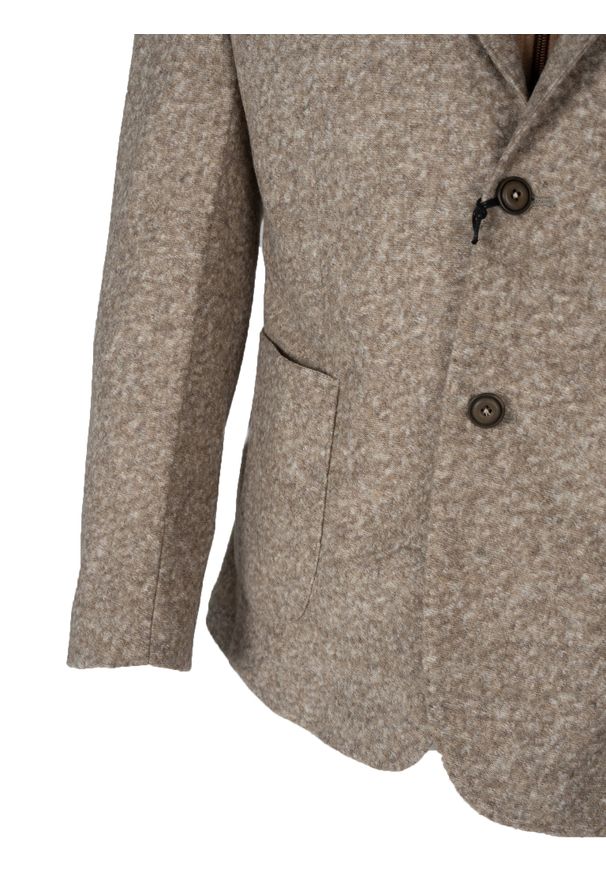 Xagon Man Marynarka | A25021PCG250 | Mężczyzna | Beżowy. Okazja: na co dzień. Typ kołnierza: kaptur. Kolor: beżowy. Materiał: poliester, wełna. Styl: casual, elegancki