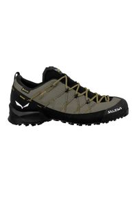 Buty podejściowe męskie Salewa Wildfire 2 GTX. Kolor: czarny, brązowy, wielokolorowy. Sport: turystyka piesza