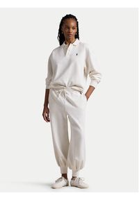Polo Ralph Lauren Bluza 211947966001 Biały Relaxed Fit. Typ kołnierza: polo. Kolor: biały. Materiał: bawełna #5