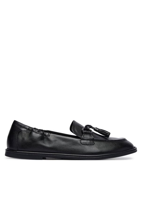 Loafersy Tamaris. Kolor: czarny