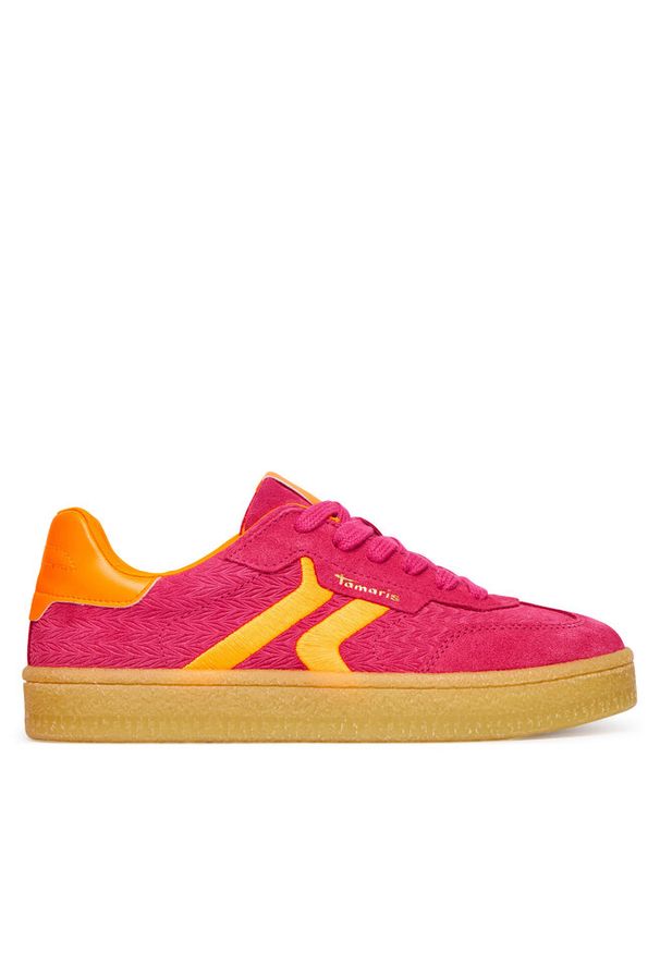 Sneakersy Tamaris. Kolor: różowy