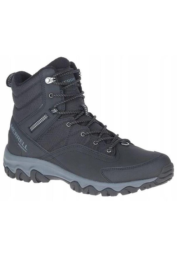 Buty trekkingowe dla mężczyzn Merrell Thermo Akita WP. Kolor: czarny. Materiał: skóra. Sezon: zima