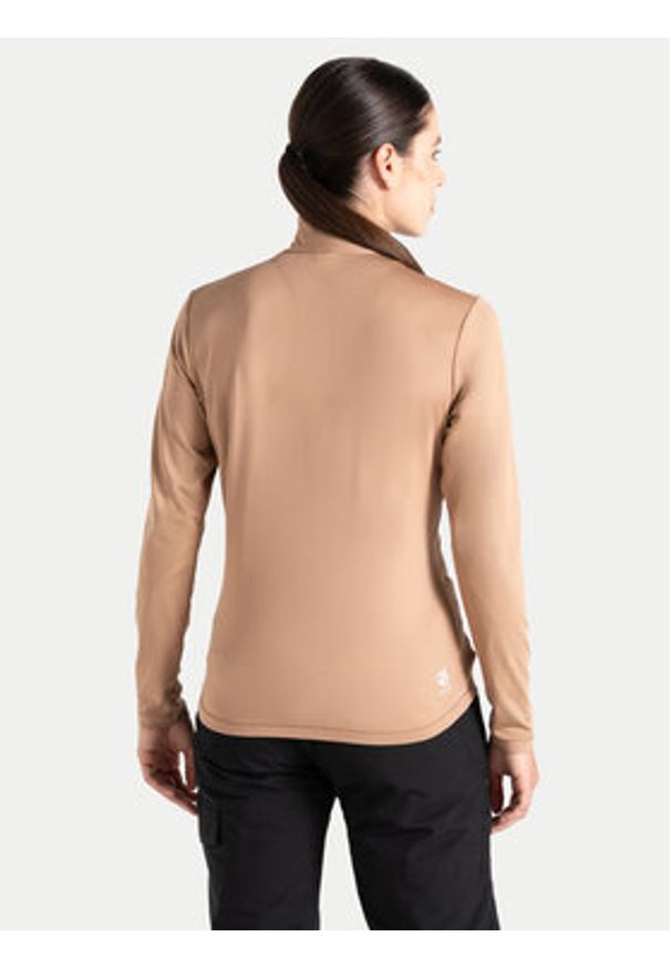 Dare2B Bluza techniczna Lowline II DWL452 Beżowy Slim Fit. Kolor: beżowy. Materiał: syntetyk