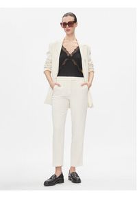 MAX&Co. Spodnie materiałowe Gennaio Biały Regular Fit. Kolor: biały. Materiał: syntetyk #2