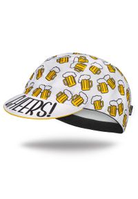 LUXA - Czapeczka Kolarska Pod Kask Beer Ride. Kolor: biały. Materiał: bawełna #2