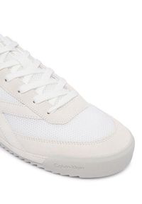 Calvin Klein Sneakersy Low Pro Runner Mix Mat HM0HM02208 Biały. Kolor: biały. Materiał: zamsz, skóra #5