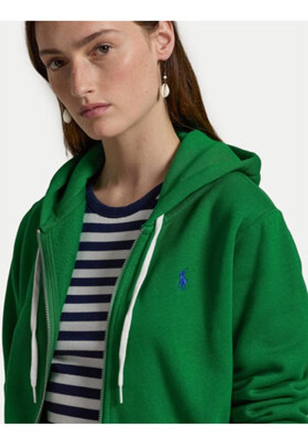 Polo Ralph Lauren Bluza 211943008011 Zielony Regular Fit. Typ kołnierza: polo. Kolor: zielony. Materiał: bawełna