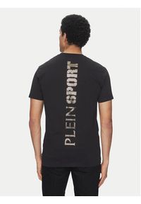 Plein Sport T-Shirt SAEC MTK8008 STE001N Czarny Regular Fit. Kolor: czarny. Materiał: bawełna. Styl: sportowy #4