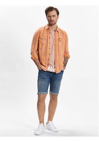 LTB Koszula Rohan 60475 15433 Pomarańczowy Slim Fit. Kolor: pomarańczowy. Materiał: bawełna #2