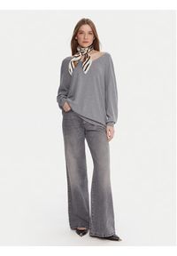 Kontatto Sweter 3M0815C Szary Relaxed Fit. Kolor: szary. Materiał: syntetyk #3