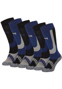 XTREME SOCKSWEAR - Skarpety narciarskie Xtreme, 6 par, Multi Niebieski. Kolor: niebieski. Sport: narciarstwo #2