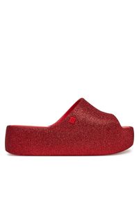 melissa - Melissa Klapki Free Platform Slide 36126 Czerwony. Kolor: czerwony. Obcas: na platformie
