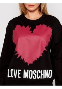 Love Moschino - LOVE MOSCHINO Bluza W630643M 4282 Czarny Regular Fit. Kolor: czarny #4