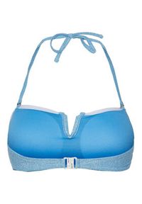 Pieces Góra od bikini 17134694 Błękitny. Kolor: niebieski. Materiał: syntetyk