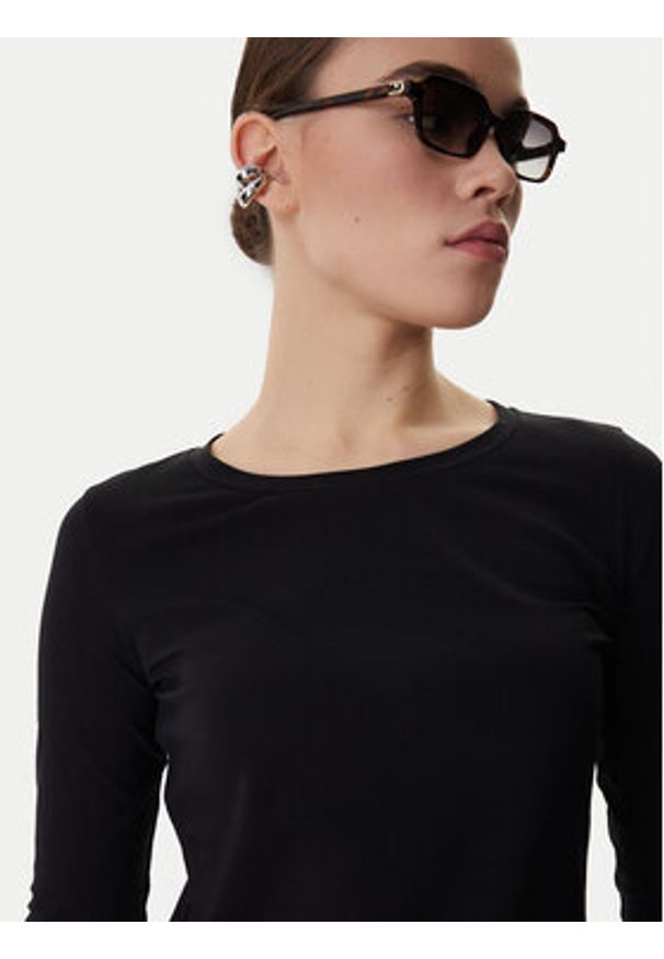 Weekend Max Mara Bluzka Multia 2615971011 Czarny Regular Fit. Kolor: czarny. Materiał: bawełna