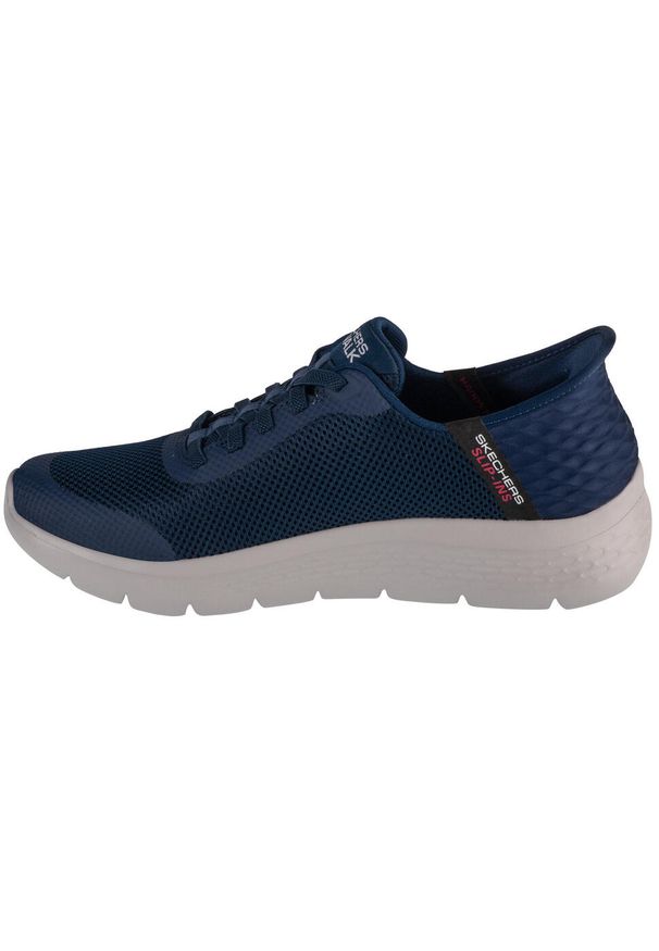 skechers - Tenisówki Skechers Model Slip Ins: Go Walk Kolor Niebieski. Kolor: niebieski. Materiał: tkanina. Sport: turystyka piesza