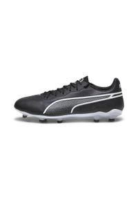 Buty piłkarskie męskie Puma 01 King Pro Fg Ag. Zapięcie: sznurówki. Kolor: biały, wielokolorowy, czarny. Materiał: materiał, syntetyk, tkanina, guma. Szerokość cholewki: normalna. Sport: piłka nożna #1