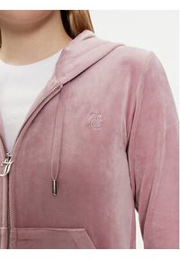 Juicy Couture Bluza Robertson JCAP176 Różowy Slim Fit. Kolor: różowy. Materiał: syntetyk #2