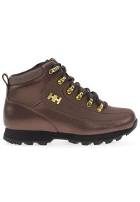 Buty Helly Hansen The Forester 10516711 - brązowe. Kolor: brązowy. Materiał: guma, materiał, tkanina, skóra. Szerokość cholewki: normalna. Sezon: zima