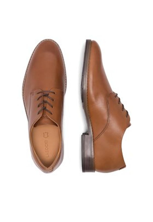 Lasocki Półbuty COMO-123 MB Brązowy. Kolor: brązowy. Materiał: skóra