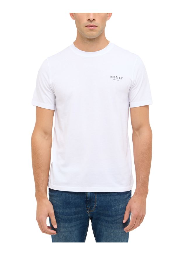 Męski T-Shirt Mustang Style Austin Bright White 1017134 2007